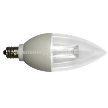 New design ul listed led light bulb e12 led candle light c35 4.5w beam angle led bulb